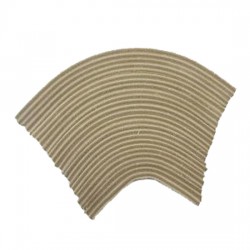 Stacked Vaner Heel Covering Curved 