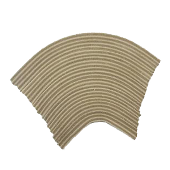 Stacked Vaner Heel Covering Curved Stacked Vaner Heel Covering Curved