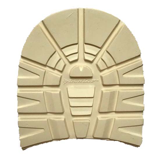 Dunlop Winter Grip Rubber Heels Size 47/48 x 8mm White Dunlop Winter Grip Rubber Heels Size 47/48 x 8mm White