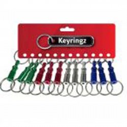 Pull Apart Key Rings Coloured