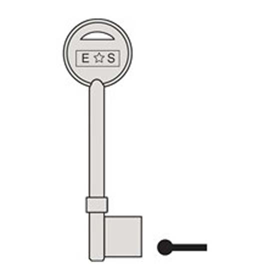 GL052 E*S Eurospec key blank