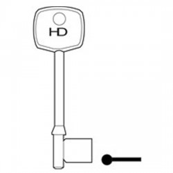 L122 B497 Ingersol key blank 