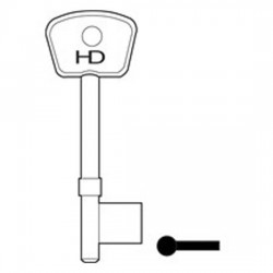 L123 B500 Erebus key blank 