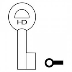 L131 B552 Squire key blank