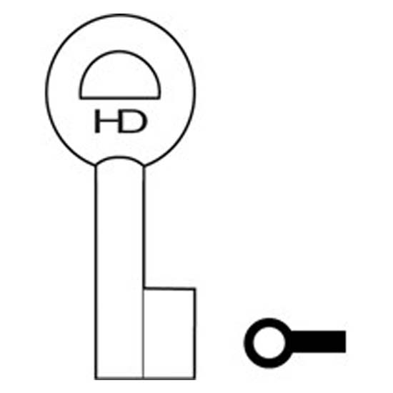 L131 B552 Squire key blank