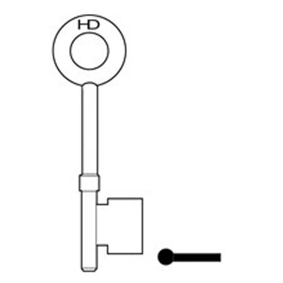 L217 B364 Chubb key blank 