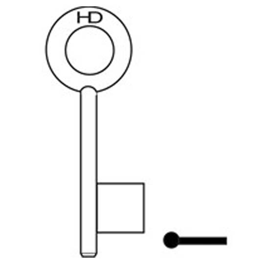 L223 B366 Chubb key blank