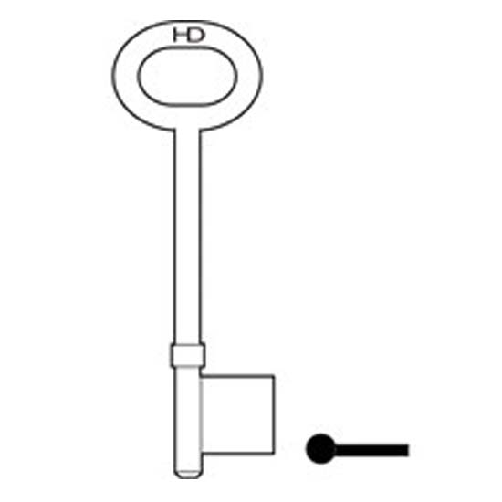 L235 B571 Century key blank 