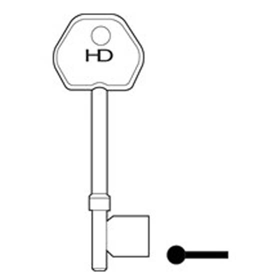 L242 B204 Era key blank 