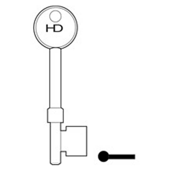 L285 B593 Euro key blank