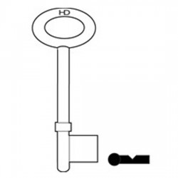 L288 B601/3 Euro key blank 