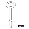 L289 B601/4 Euro key blank 