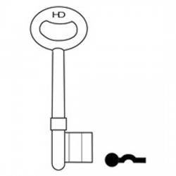 L292 B602/1 Euro key blank