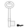L293 B602/2 Euro key blank 