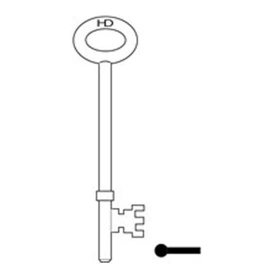 L295 FB1 Fire Brigade key blank 