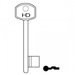 L346 B600/2 Euro key blank