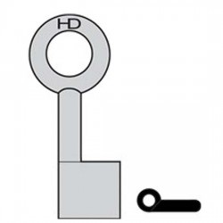 L77 B368B Chubb key blank 