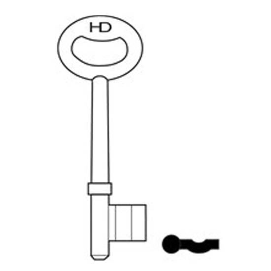 L81 B439/1 Union key blank 