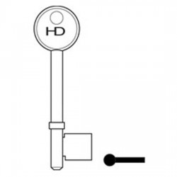 L372 B181 Union key blank 