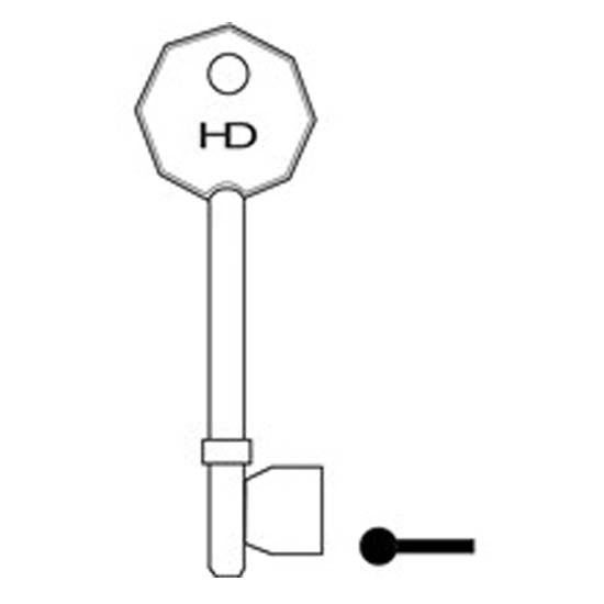 L373 B182 Asec key blank 