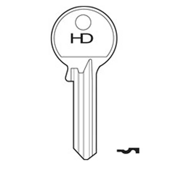 H015 6B Vaughan key blank