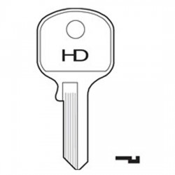H472 AB12 Abus key blank