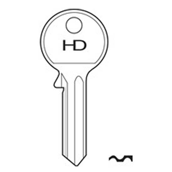 H522 UL1R Universal key blank