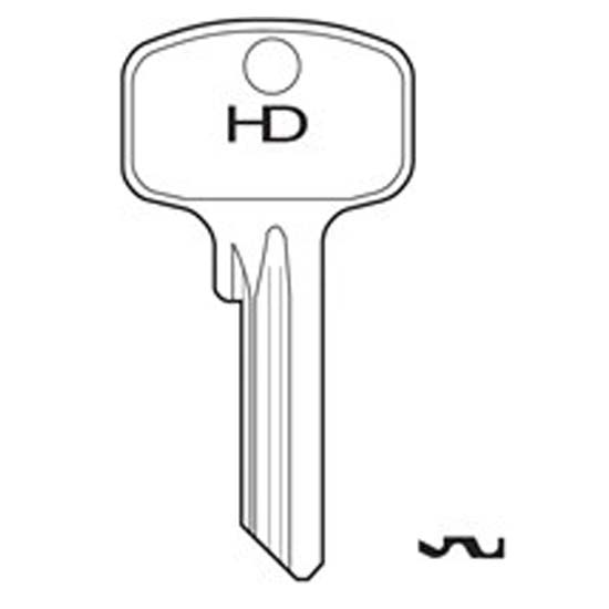 H064 D64 Dom key blank