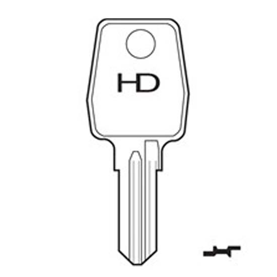 H075 LF93 L&F key blank