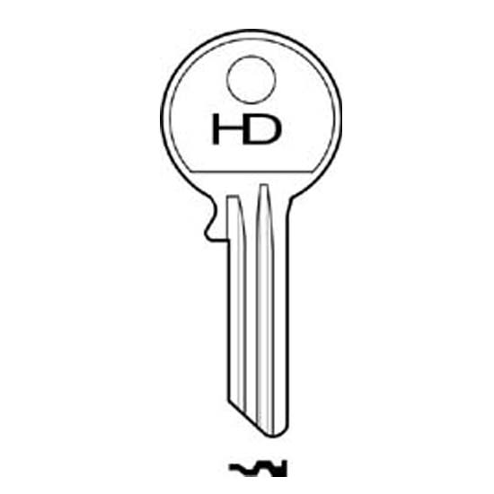 H078 103B Yale key blank