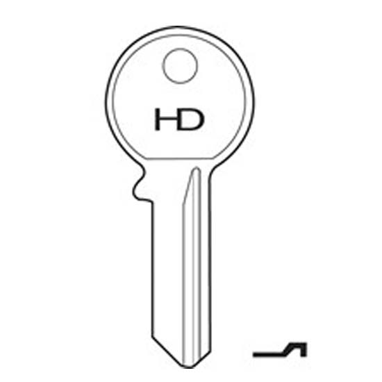 H079 104A Viro key blank