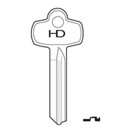 SS145 Best A114H key blank