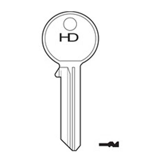 SS180 Banham YA84 key blank BAN1D SS180 Banham YA84 key blank BAN1D
