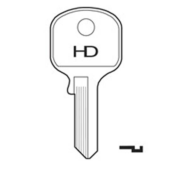 H101 AB13 Abus key blank H101 AB13 Abus key blank