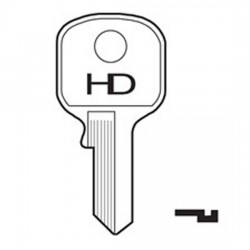 H104 AB16 Abus key blank