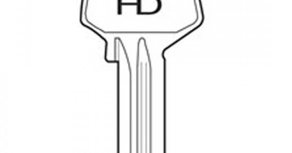H128 CB3 Corbin key blank
