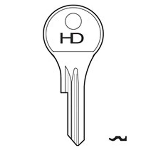 H139 DM10 Dom key blank