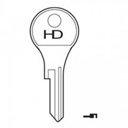 H142 DM23 Dom key blank