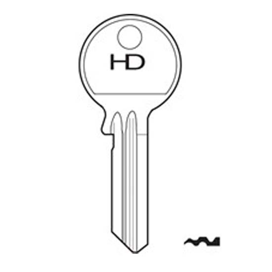 H166 EV2 Evva key blank H166 EV2 Evva key blank