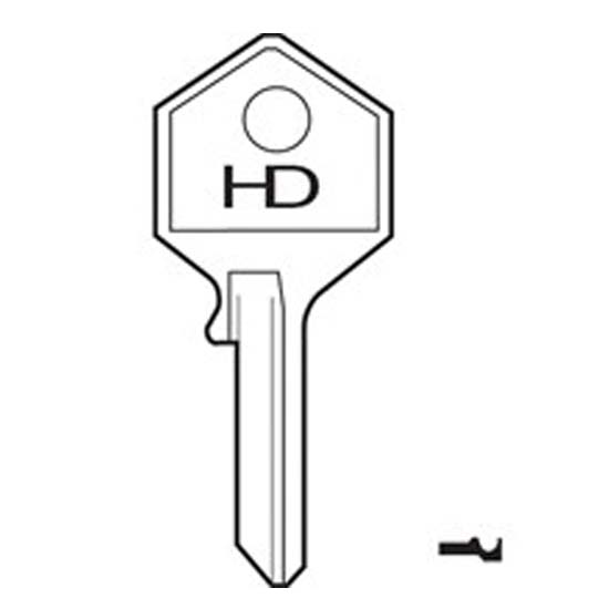 H188 H176 Era key blank