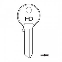 H201 ISE7 Iseo key blank