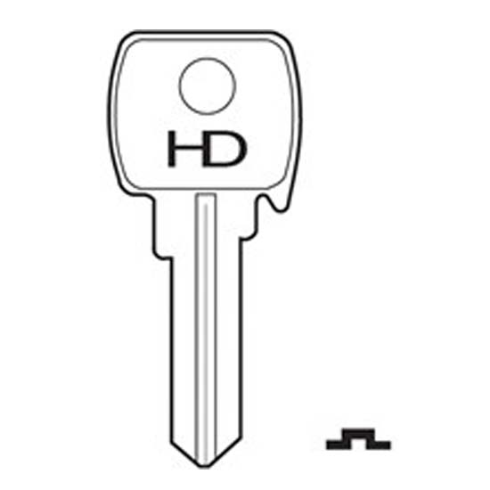 H213 LF6 L&F key blank