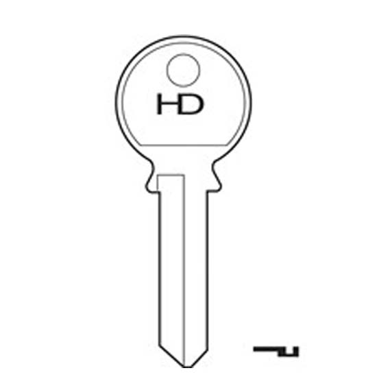 H283 TCE2 Tricircle key blank