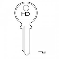H287 TCE6 Tricircle key blank