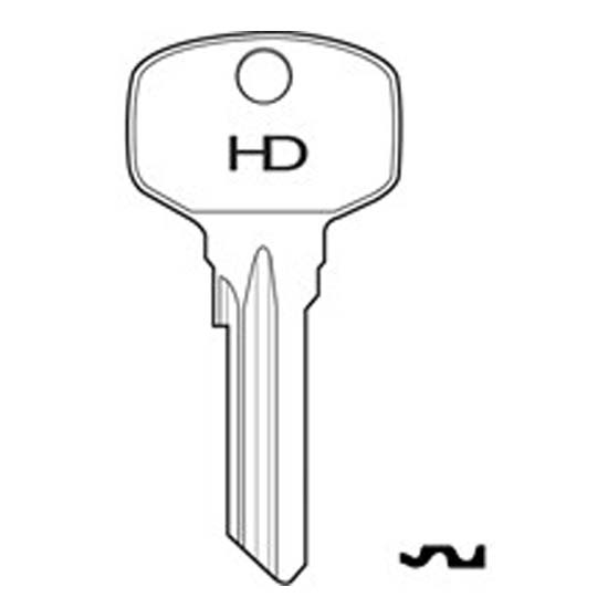 H309 YAX1 Yale key blank