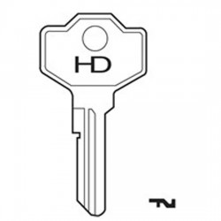 H391 D1098B Dexter key blank