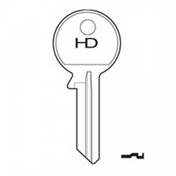 H040 23K Lockwood key blank