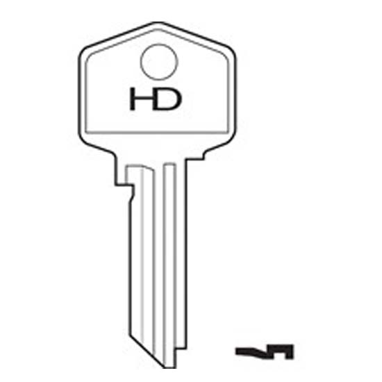 H499 TE6 Tesa key blank