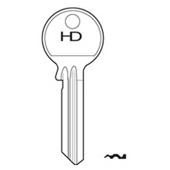 H608 EV6L Evva key blank H608 EV6L Evva key blank