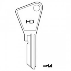 H617 VE100 Vachette key blank